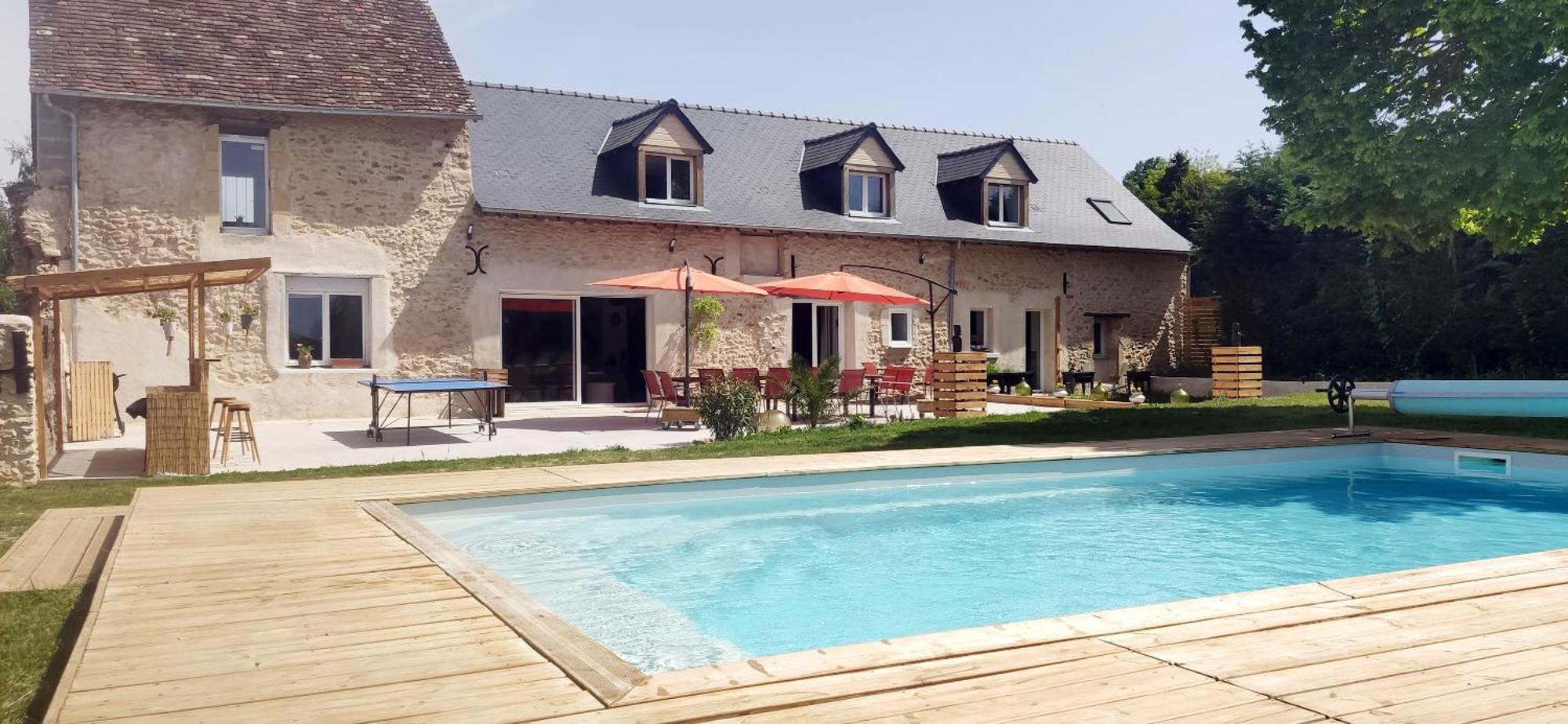 Gite Du Bois Richer 4 Etoiles Avec Piscine Fougere (Maine-et-Loire) Zewnętrze zdjęcie